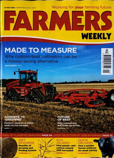 Farmers Weekly Magazine Subscription Buy At Uk Agriculture