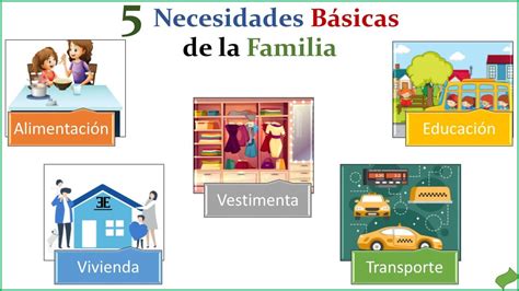 5 Necesidades Básicas de la Familia Enseñanza de estudios sociales