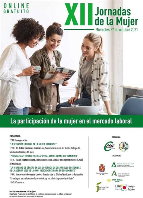 XII Jornadas de la Mujer la participación de la mujer en el mercado