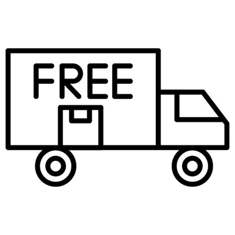 Premium Vector Free Shipping Icon