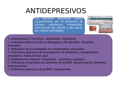 Ppt Antidepresivos Fernanda Maldonado