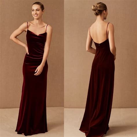 Bhldn Dresses Bhldn Jenny Yoo Sammi Velvet Dress In Berry Poshmark