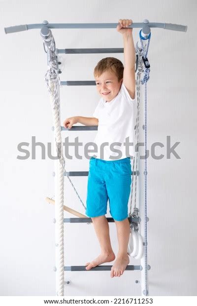 Happy Healthy Baby Boy Does Sports Stock Photo 2216711253 | Shutterstock