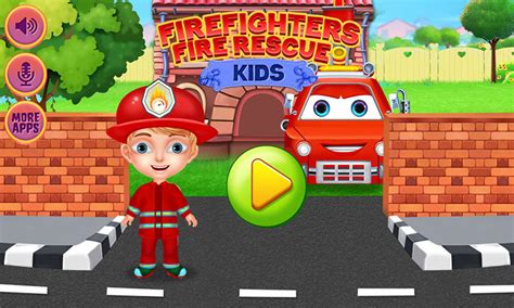 Firefighters Fire Rescue Kids - Free & Fun Game to learn firefighting ...