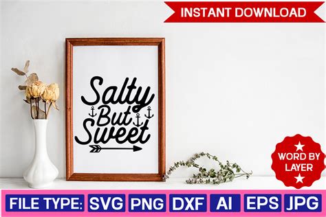 Salty But Sweet Svg Design Graphic By Digitalart Creative Fabrica