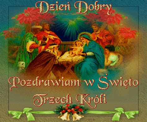 Dzień dobry pozdrawiam w Święto Trzech Króli Gify i obrazki na