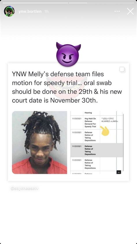 YNW Bortlen Instagram Post : r/YNWMelly