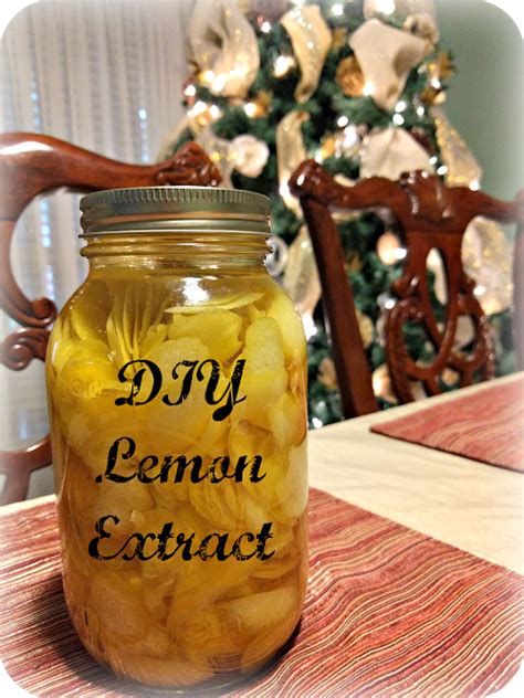 Diy Lemon Extract — Greneaux Gardens