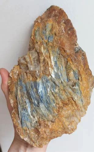 Cianita Azul Natural Gigante En Bruto Hermosa MercadoLibre