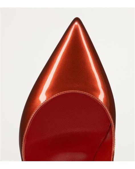 Christian Louboutin Hot Chick Patent Leather Pumps In Red Lyst