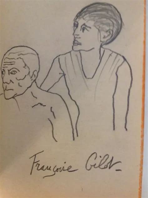 Fran Oise Gilot Dessin Sign Vivre Avec Picasso Pouse De Picasso Eur