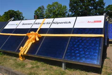 Berlins Größte Solarthermie Anlage Ist Am Netz Berlinde