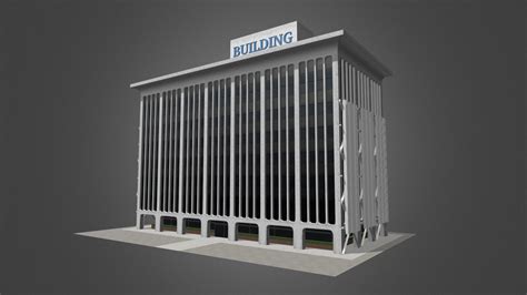 Office Building Download Free 3d Model By Renat Gareev Gareevfx [22fe813] Sketchfab