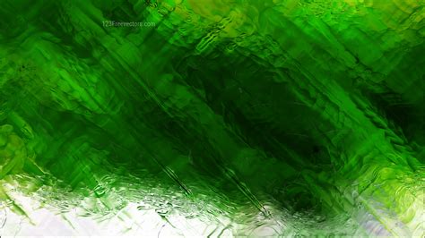 Abstract Green and White Glass Effect Paint Background