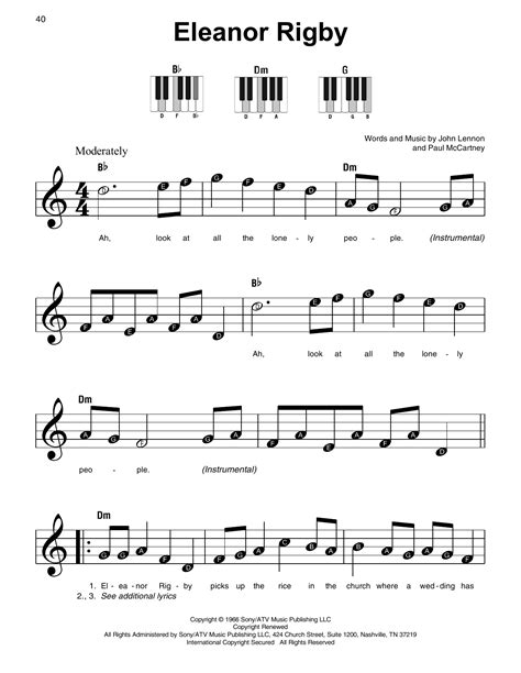 Eleanor Rigby | Sheet Music Direct