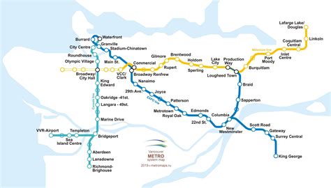 Vancouver Subway Map