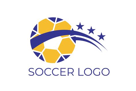 Navy Blue Star Soccer Football Logo Graphic by danmoroboshi · Creative ...