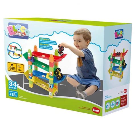 Brinquedo Infantil Didático Educativo Pedagógico Pista Rampa Maluca