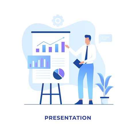 Business Presentation Illustration Concept 2174773 Vector Art At Vecteezy