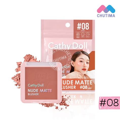 บลชออน เคทดอลล นด แมทท บลชเชอร Cathy Doll Nude Matte Blusher 6 g Shopee Thailand