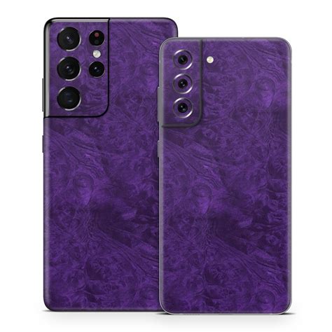 Purple Lacquer Samsung Galaxy S21 Skin | iStyles