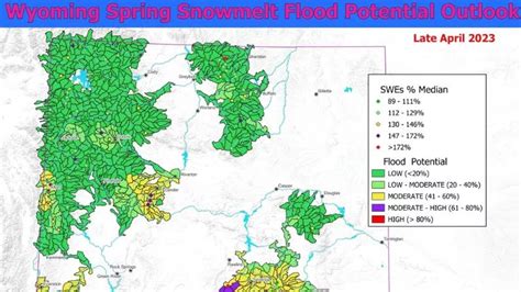 Flooding potential for Teton and Lincoln counties over the next few ...