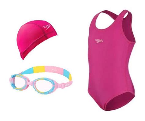 Kit Natação Speedo Maiô Vital Óculos Candy Touca Xtrafit Tecido