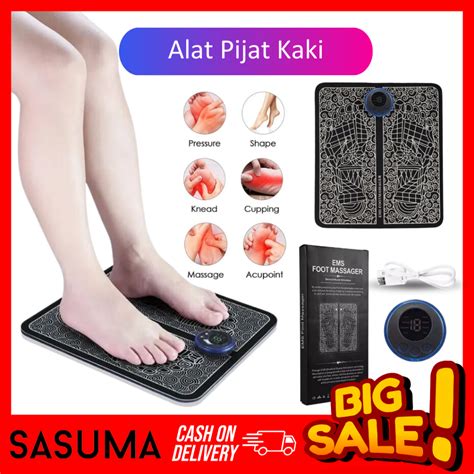 Jual Sasuma Massager Alat Pijat Refleksi Kaki Elektrik Foot Usb Charge