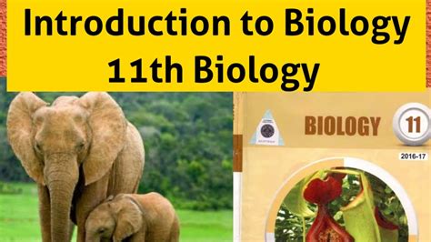 Introduction To Biology Biology 1st Year Chapter 1 Lecture 1