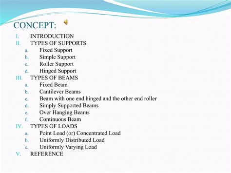 Types Of Beams, Supports & Loads by Mr. K.Satish Poojith Reddy | PPTX