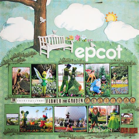 Pin By Sherri Clancy On Scrapbook Disney Disney Scrapbook Epcot