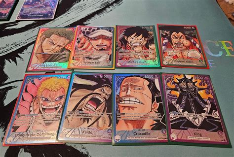 Complete my Alt collection today : r/OnePieceTCG