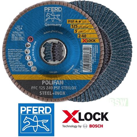 Pferd Polifan X Lock F Cherschleifscheiben Auswahl Mm Pfc Psf