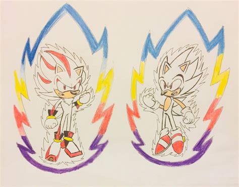 Hyper Sonic and Hyper Shadow | Sonic the Hedgehog! Amino