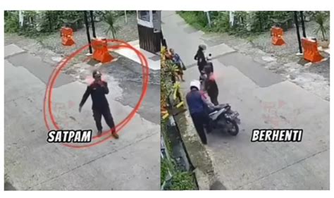 Viral Satpam Gagalkan Aksi Maling Motor Warga Di Komplek Perumahan