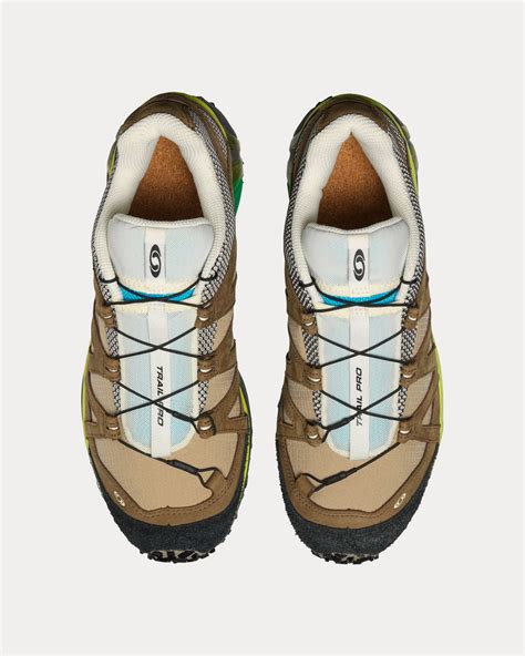 Salomon X The Broken Arm Trail Pro Chinchilla Teak Acid Lime Low