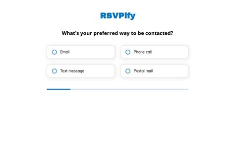 RSVP form template - Growform