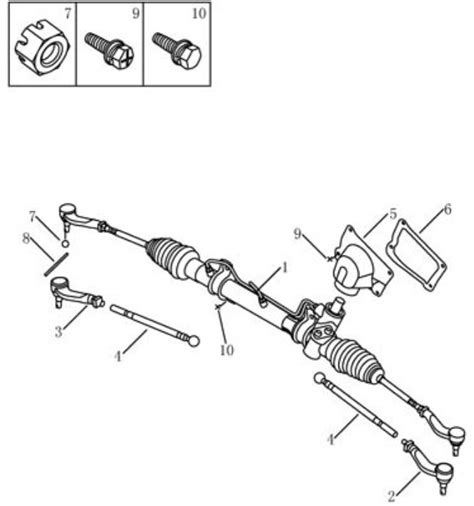 Рейка рулевая с ГУР в сборе с наконечниками Geely CK/CK2 KIMIKO ...