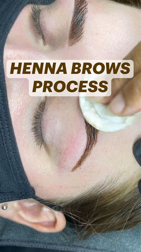 HENNA BROWS PROCESS done at Cosmetics & Eyebrows Atelier | Eyebrows cosmetics, Henna brows, Eyebrows