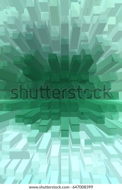 Modern Abstract Colorful 3d Block Background Stock Illustration