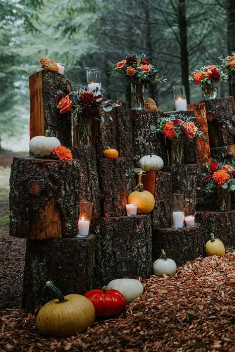 Cozy And Lovely Rustic Fall Wedding Arches Weddingomania