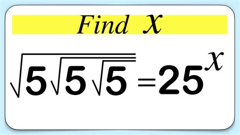 Nice Square Root Exponent Simplification Youtube