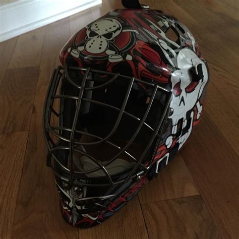 Franklin Street Goalie Mask; Youth | SOLD | Hockey Goalie Masks ...