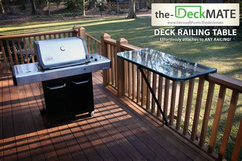 Deckmate Deck Railing Table | Railing Design