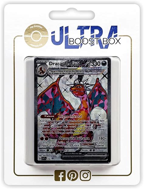 Dracaufeu Ex Charizard Ex Sv056 Tera Full Art Ultraboost X Écarlate Et Violet 03 Flammes