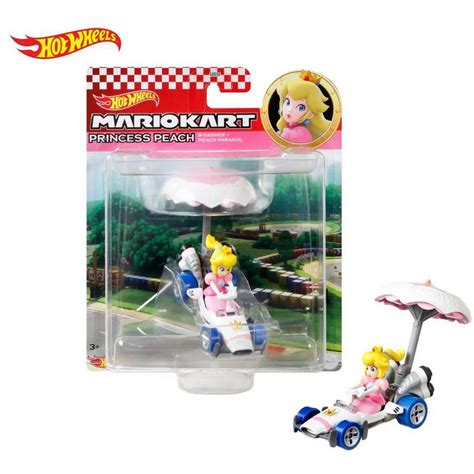 Hot Wheels Princess Peach Glider Mario Kart