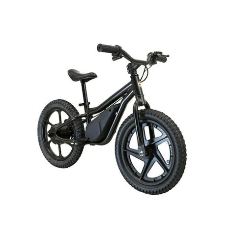 M Massimo Motor E16 350 Watt Electric Balance Bike 16 In Wheels 24 Volt 15 5 Mph E Bike Black