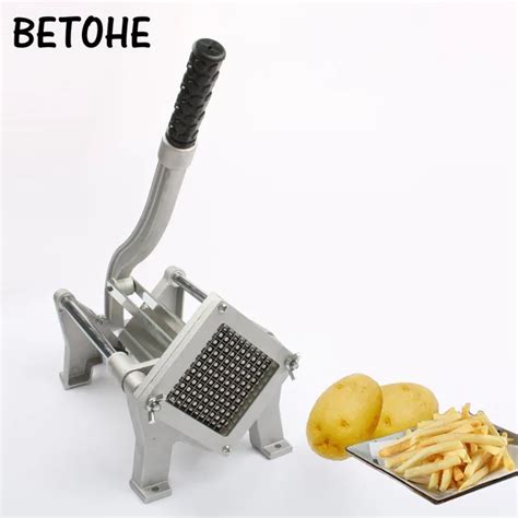 Alloy Steel French Fries Potato Strip Cutter Chips Cutting Machine