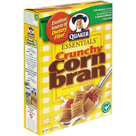 QUAKER CRUNCHY CORN BRAN Cereal Selectos