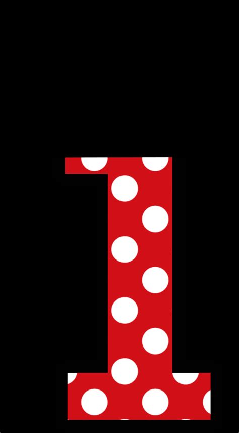 polka dotted number  wallpaperscom